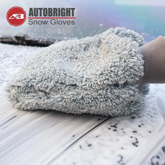 AUTOBRIGHT Premium Microfiber Wash Mitt